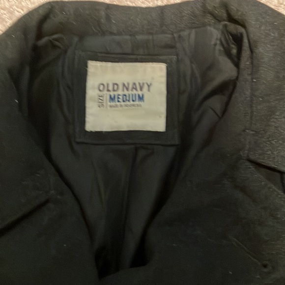 Old Navy fully lined wool double breasted pea coat size Medium - Picture 2 of 5